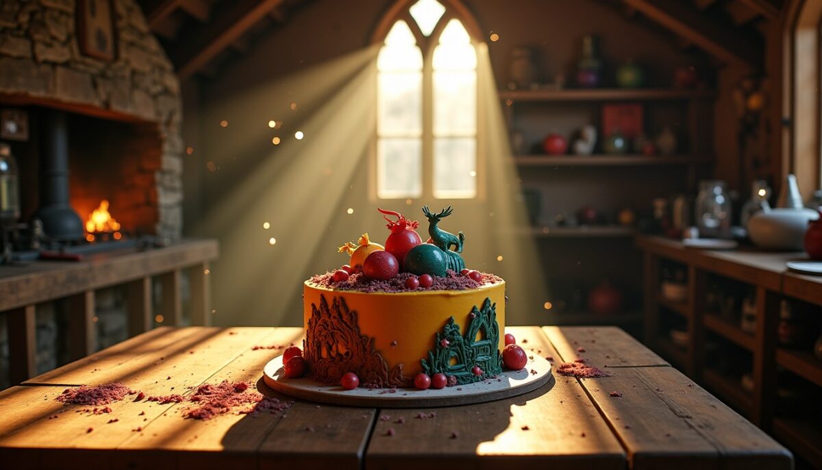 Le gâteau d'anniversaire enchanté d'Harry Potter, la spécialité magique de Hagrid